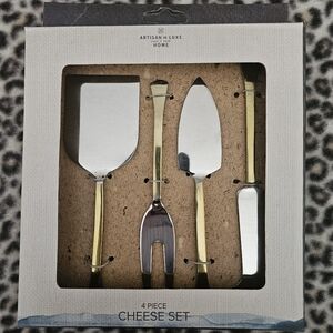 Artisan de Luxe HOME - 4-Piece Cheese Set - NIB